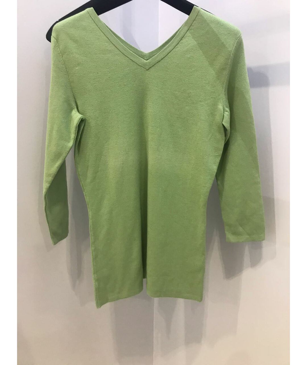 LORO PIANA Зеленый хлопковый джемпер / свитер, фото 6