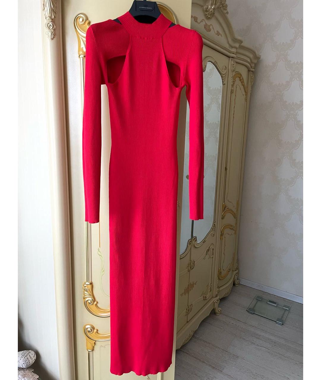 HUGO BOSS Красное коктейльное платье, фото 4