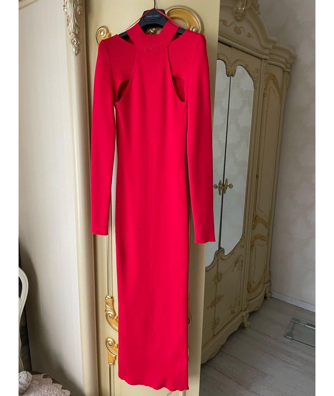HUGO BOSS Красное коктейльное платье, фото 6