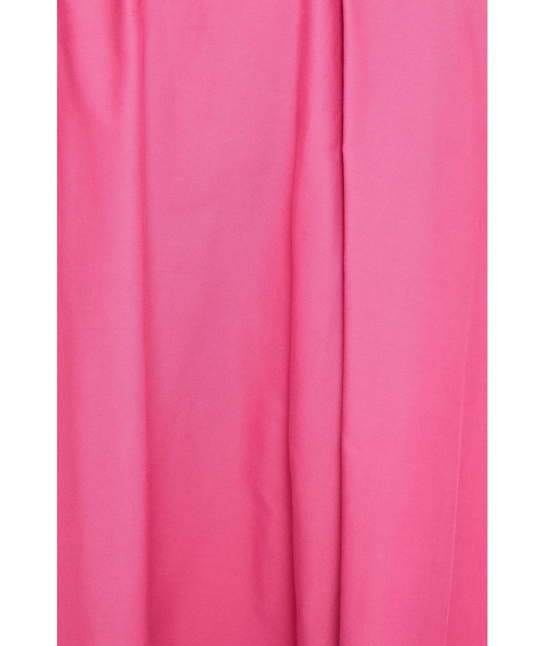 MCQ ALEXANDER MCQUEEN Розовая вискозная юбка миди, фото 4