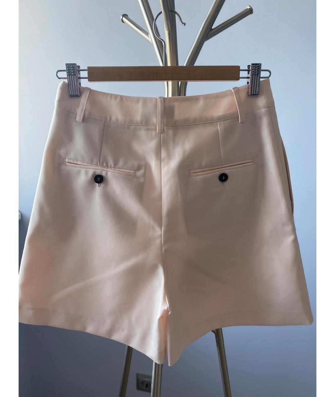 PAUL & JOE Розовая полиэстеровая юбка-шорты, фото 2
