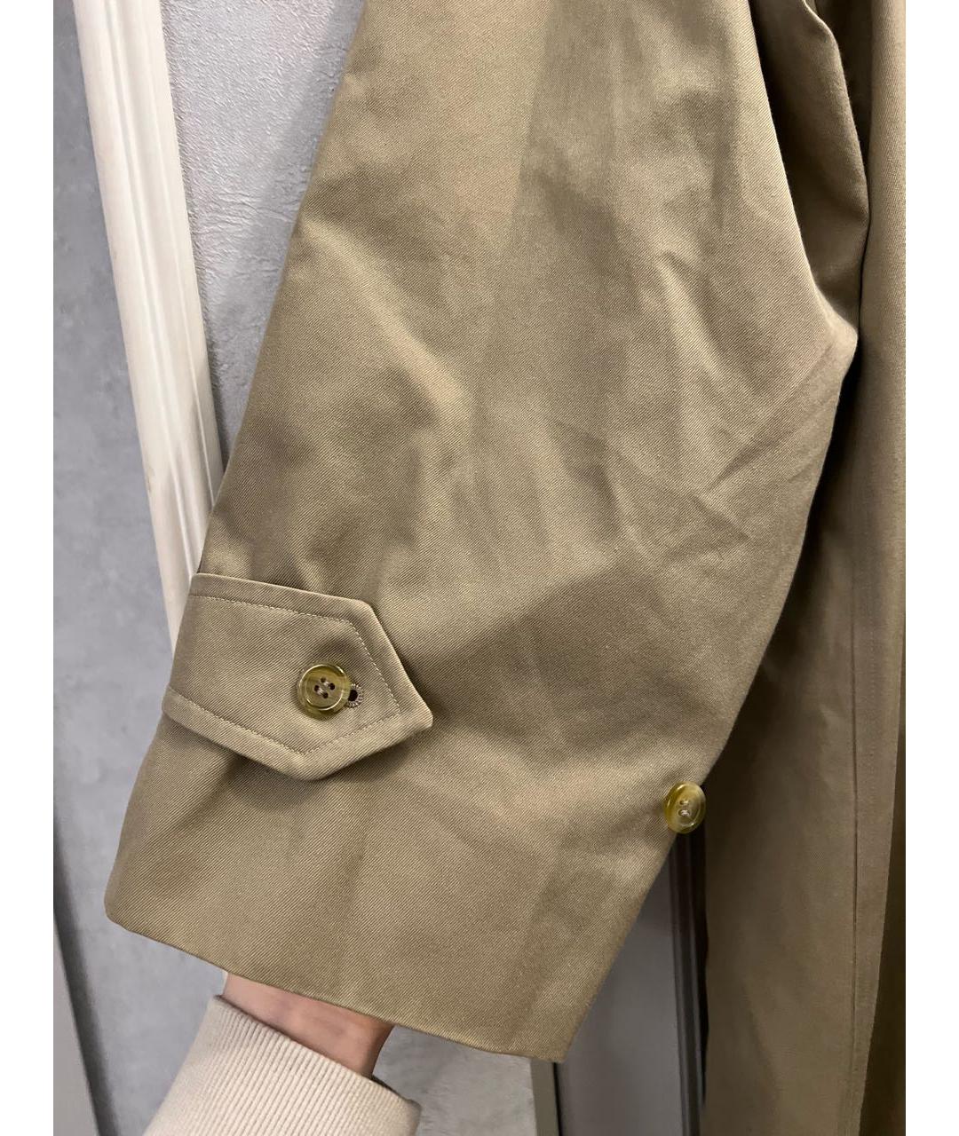 BURBERRY Бежевый хлопковый тренч/плащ, фото 7