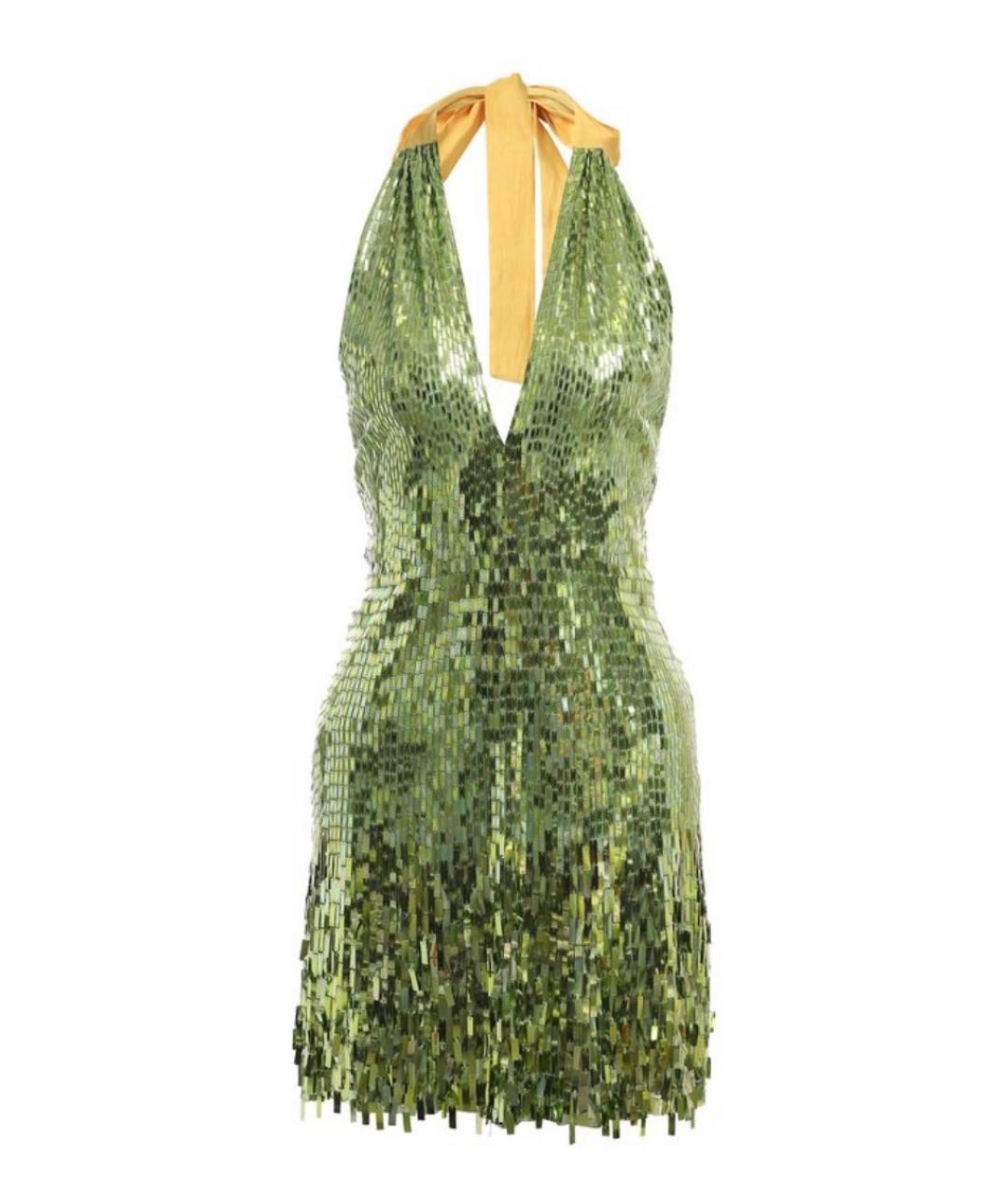 JENNY PACKHAM Зеленые полиэстеровое вечернее платье, фото 1