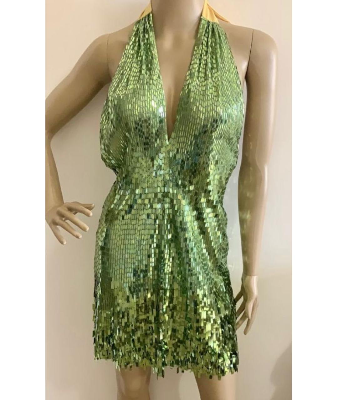 JENNY PACKHAM Зеленые полиэстеровое вечернее платье, фото 5