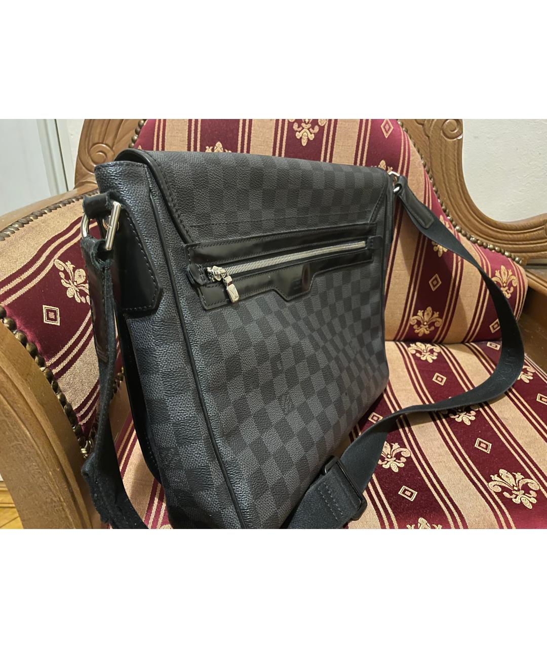 LOUIS VUITTON Серая сумка на плечо, фото 4