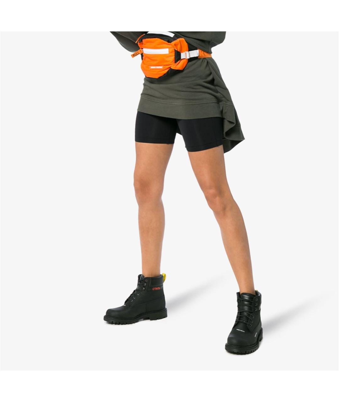HERON PRESTON Черные кожаные ботинки, фото 6