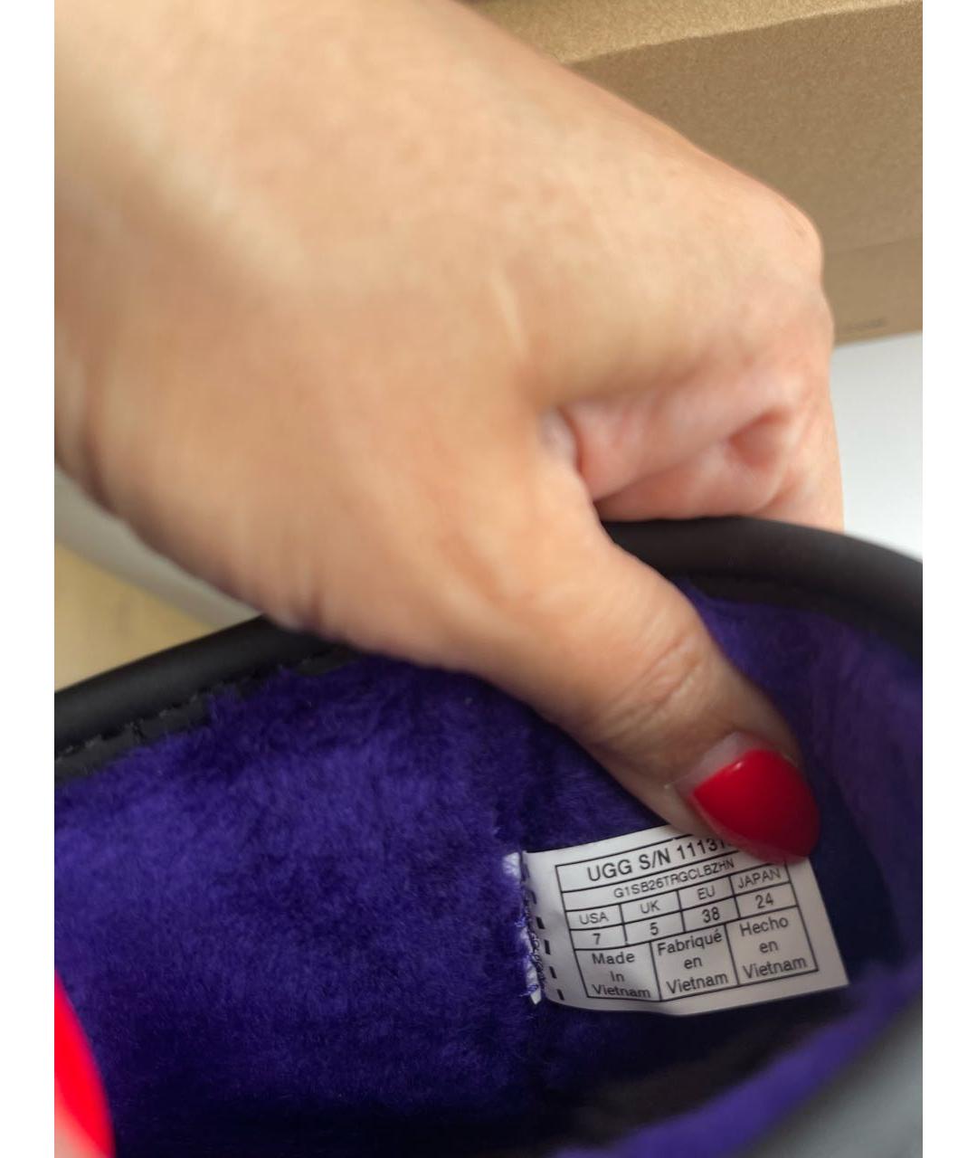 UGG AUSTRALIA Фиолетовые ботинки, фото 5