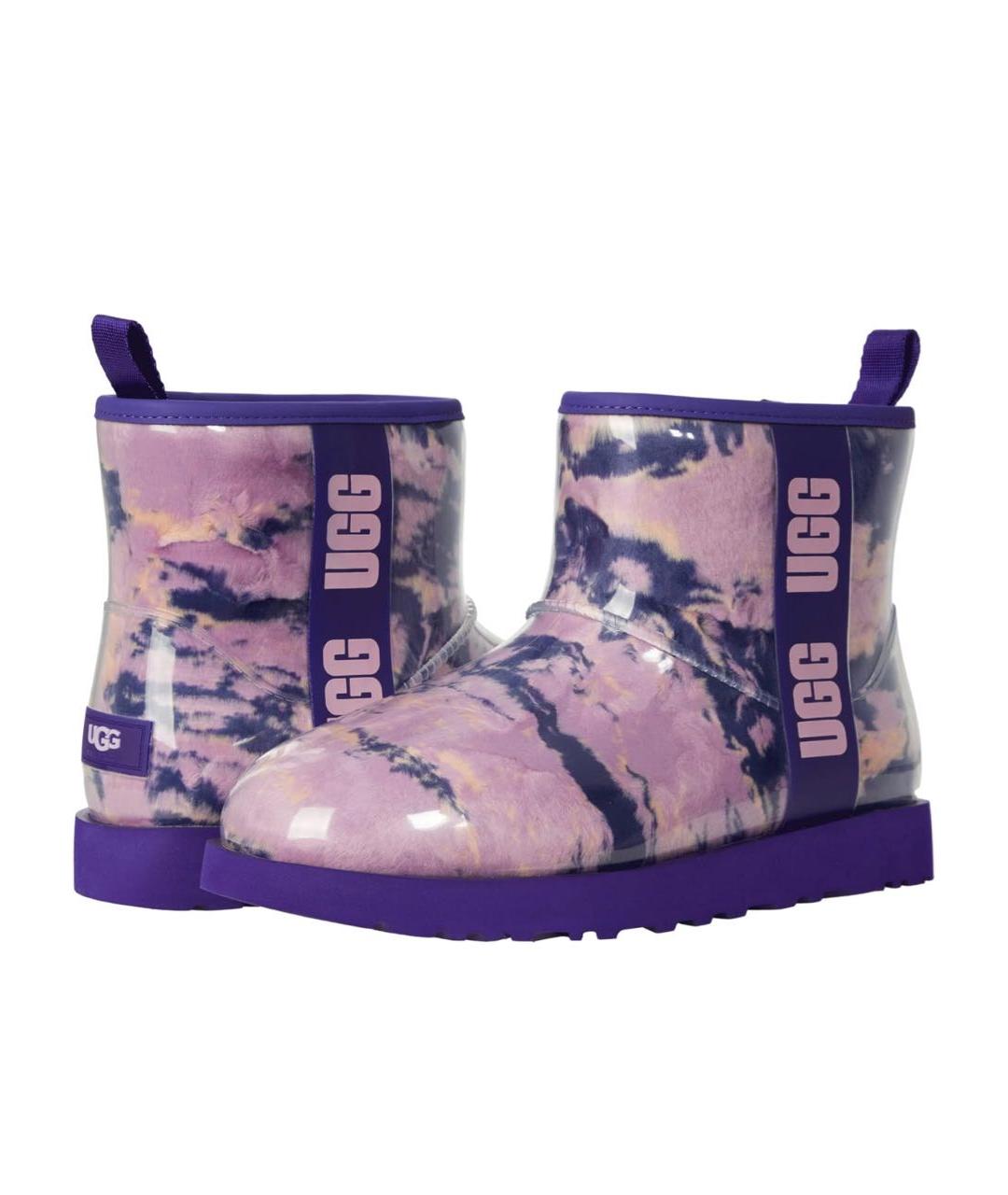 UGG AUSTRALIA Фиолетовые резиновые ботинки, фото 2