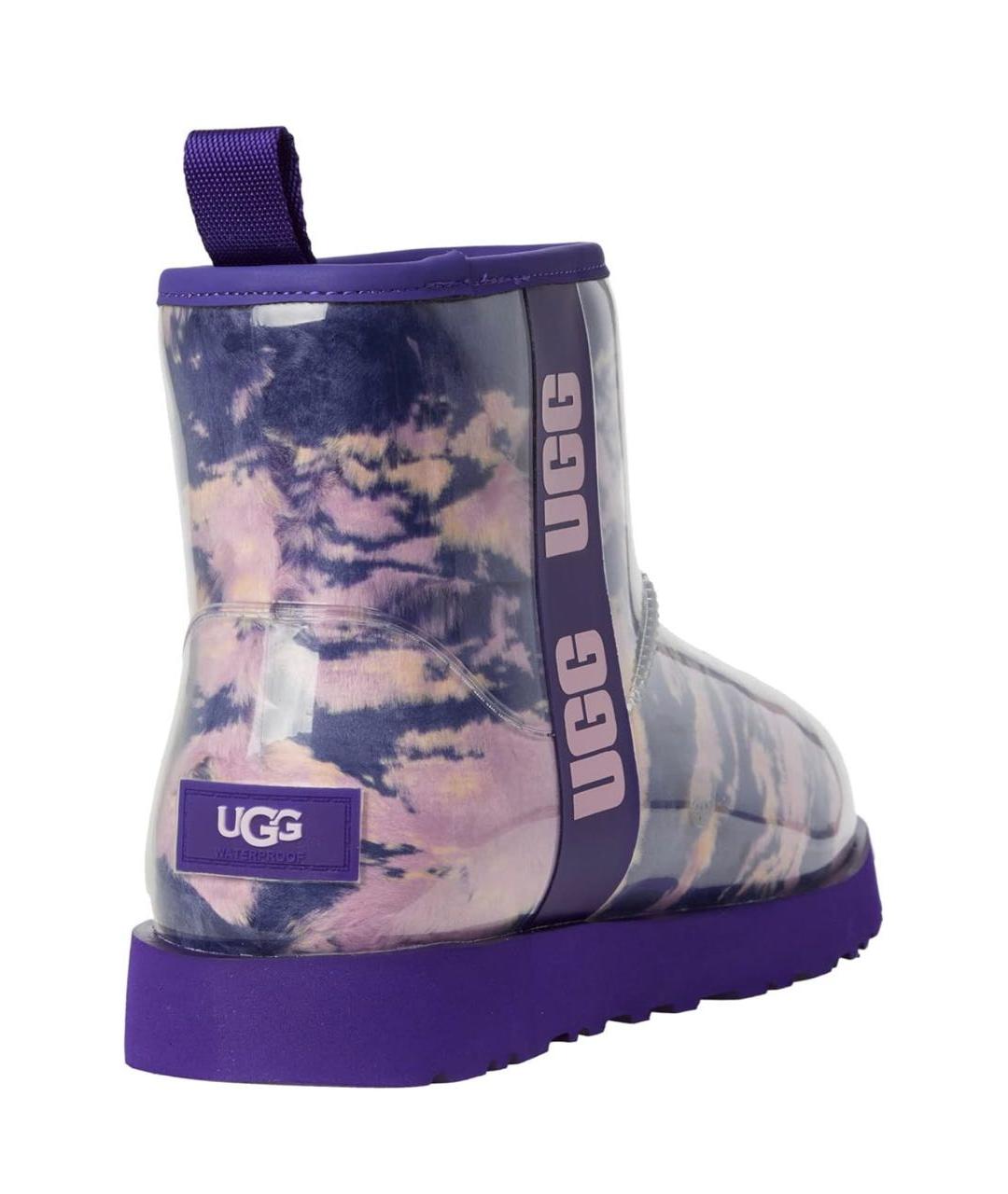 UGG AUSTRALIA Фиолетовые резиновые ботинки, фото 3