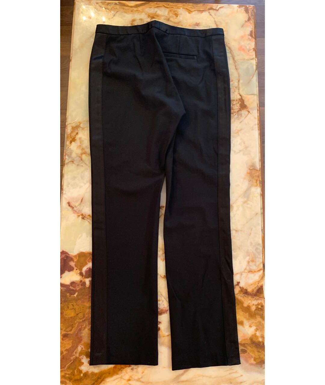 ACNE STUDIOS Черные шерстяные прямые брюки, фото 2