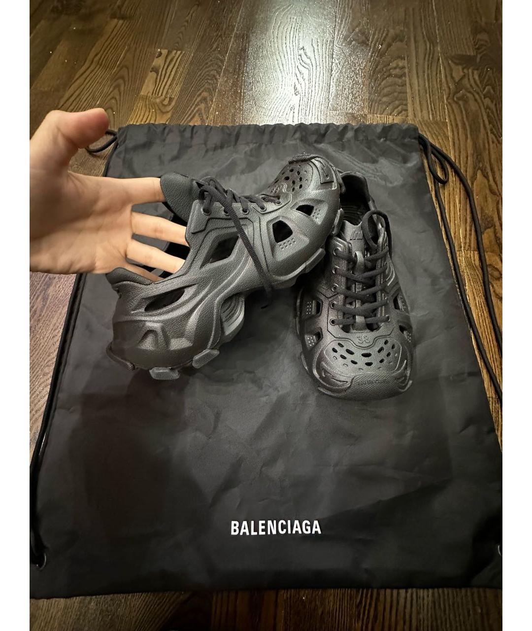 BALENCIAGA Черные кроссовки, фото 6