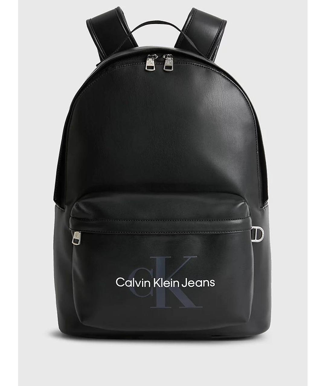 Calvin klein black backpack purse hotsell