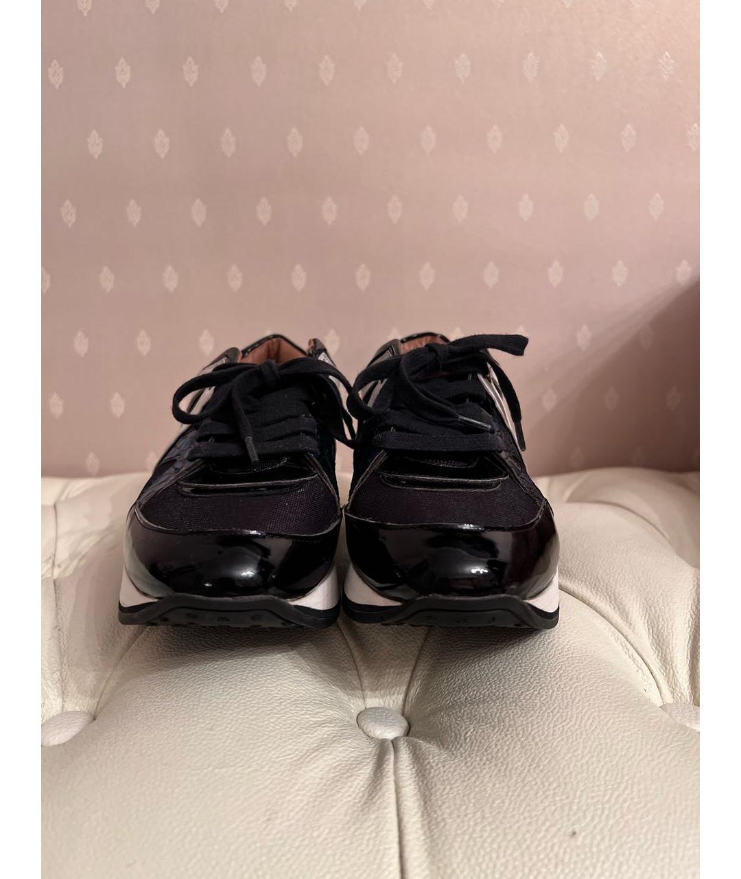 JIMMY CHOO Черные текстильные кроссовки, фото 2