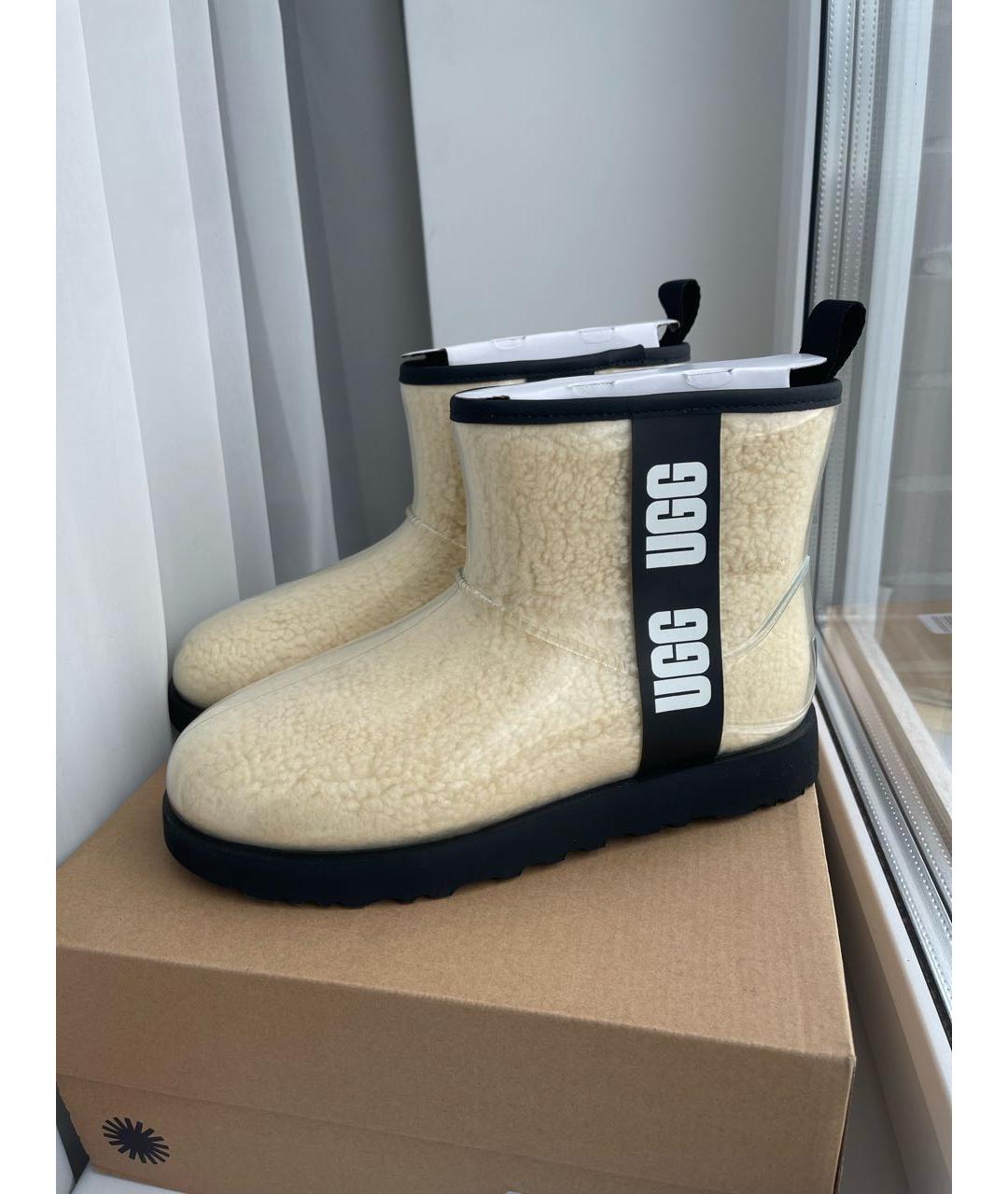 UGG AUSTRALIA Бежевые сапоги, фото 7