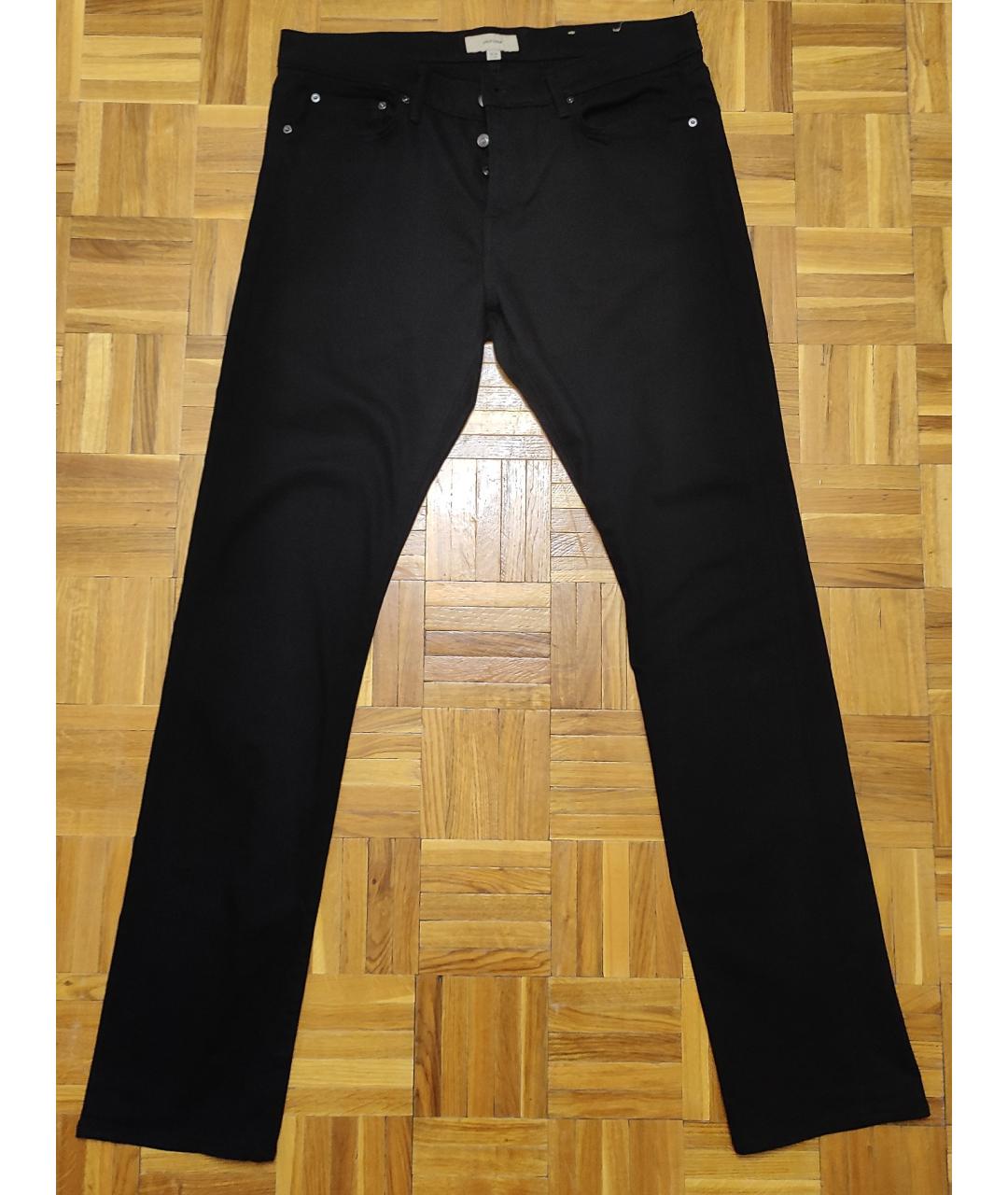 BURBERRY Черные хлопко-эластановые джинсы скинни, фото 5