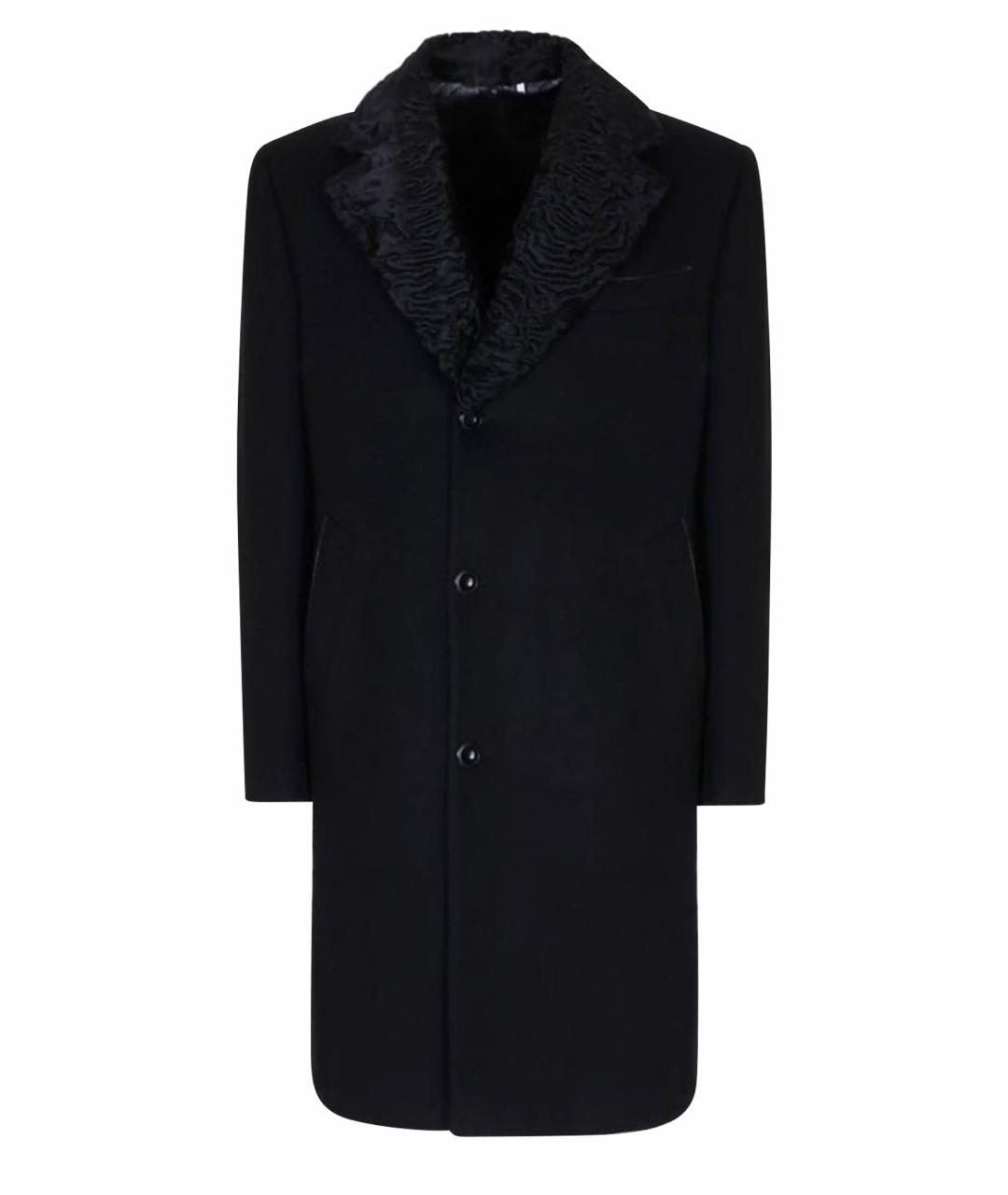 SARTORIA CASTANGIA Черное кашемировое пальто, фото 1