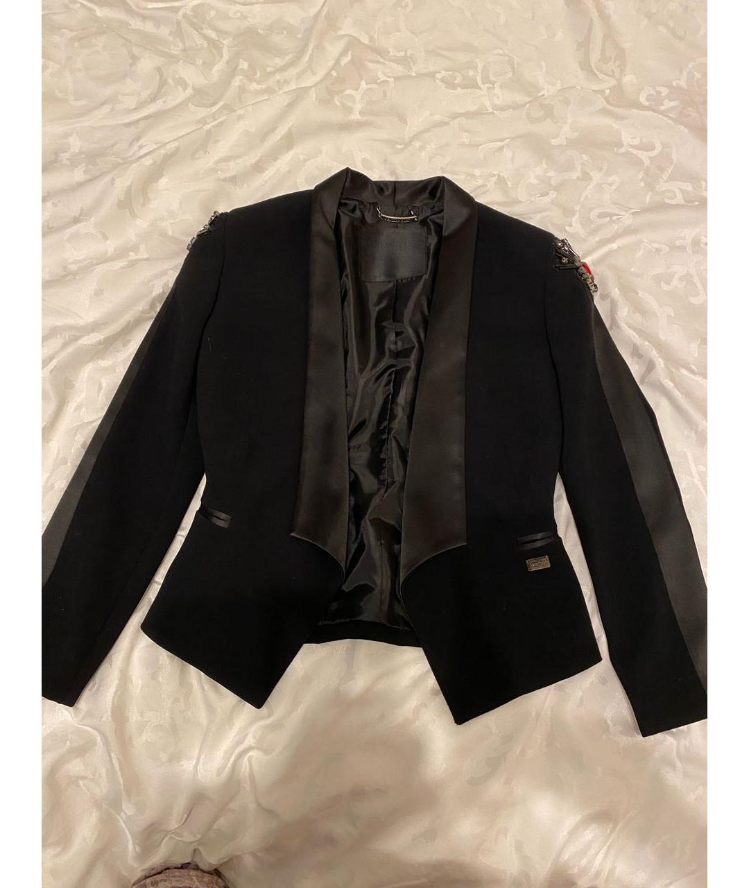 PHILIPP PLEIN Черный хлопковый жакет/пиджак, фото 6
