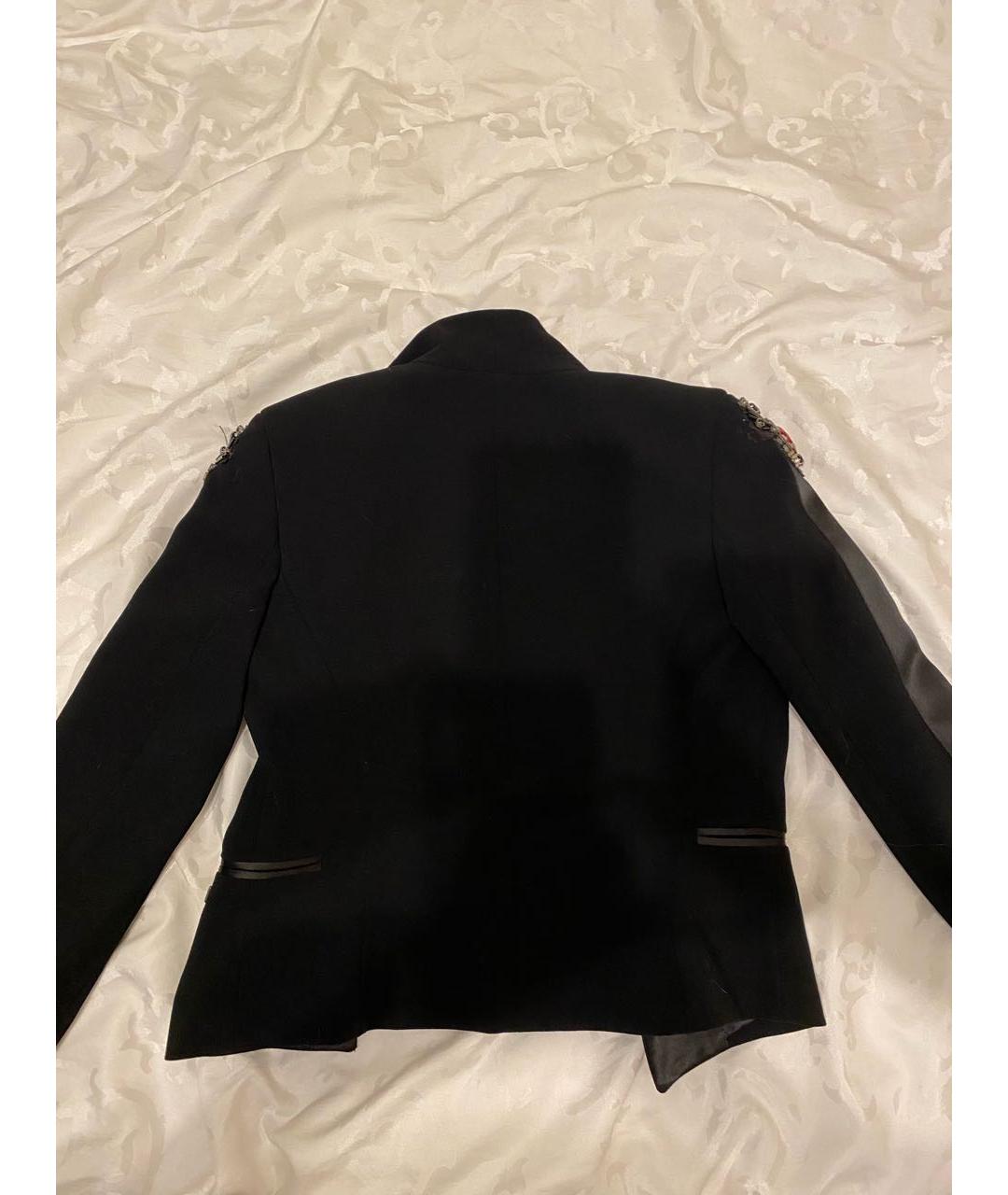 PHILIPP PLEIN Черный хлопковый жакет/пиджак, фото 2
