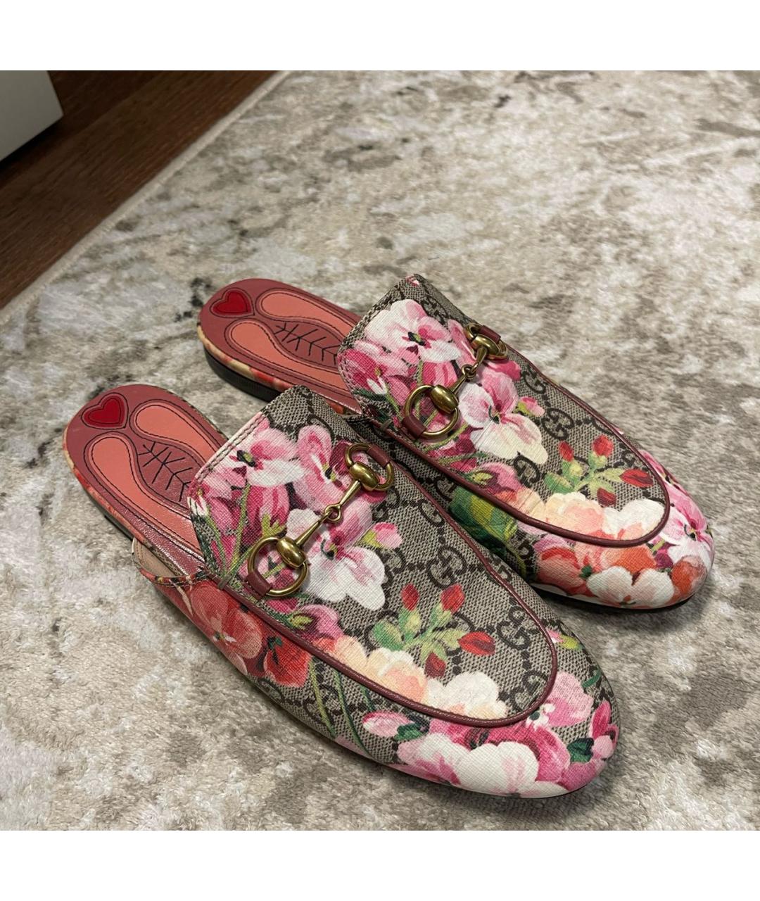GUCCI Мульти кожаные мюли, фото 4
