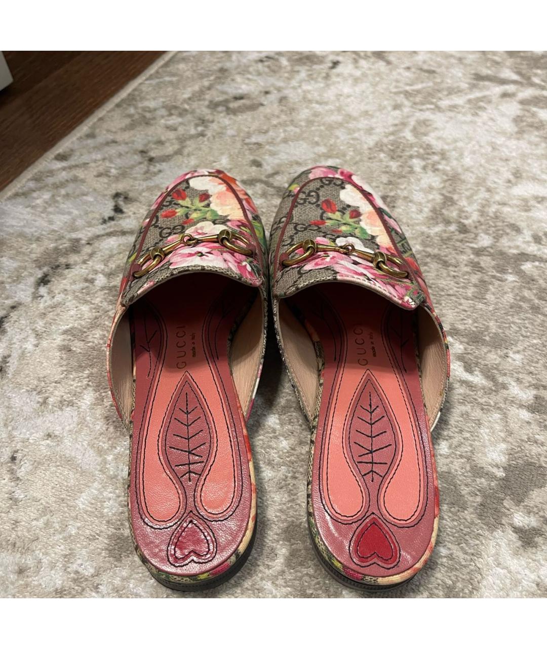 GUCCI Мульти кожаные мюли, фото 3