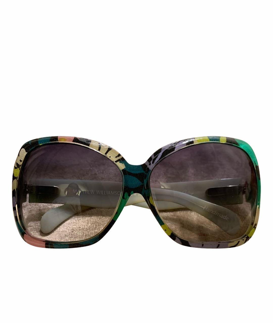 MATTHEW WILLIAMSON Мульти пластиковые солнцезащитные очки, фото 1