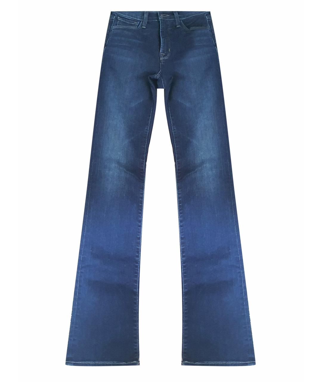 JBRAND Синие хлопко-полиэстеровые прямые джинсы, фото 1