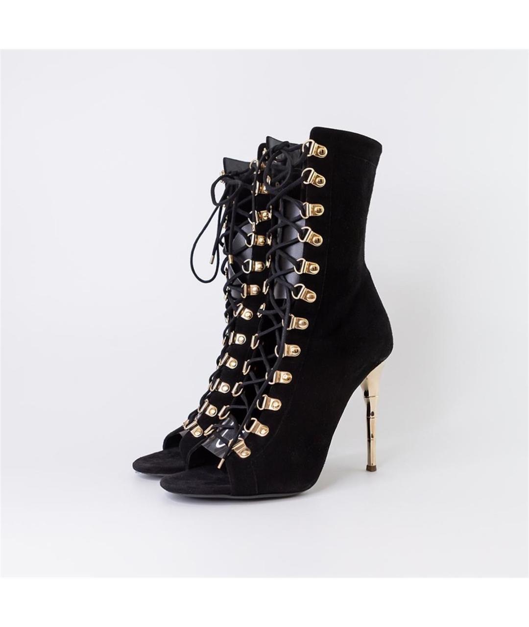 BALMAIN Черные ботильоны, фото 2
