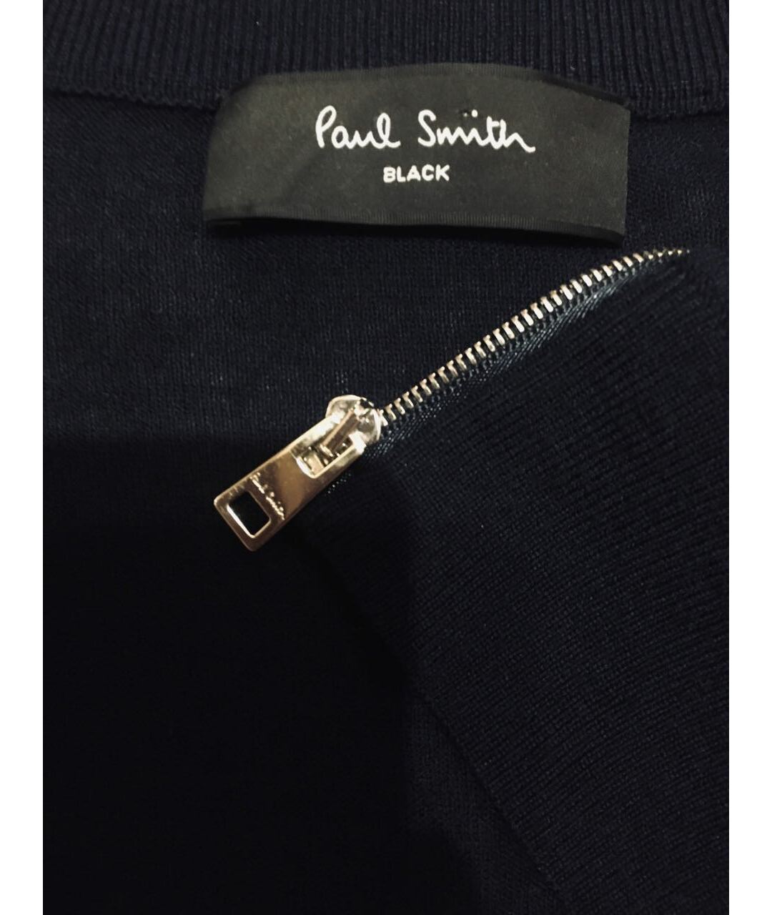 PAUL SMITH Темно-синий шелковый джемпер / свитер, фото 6