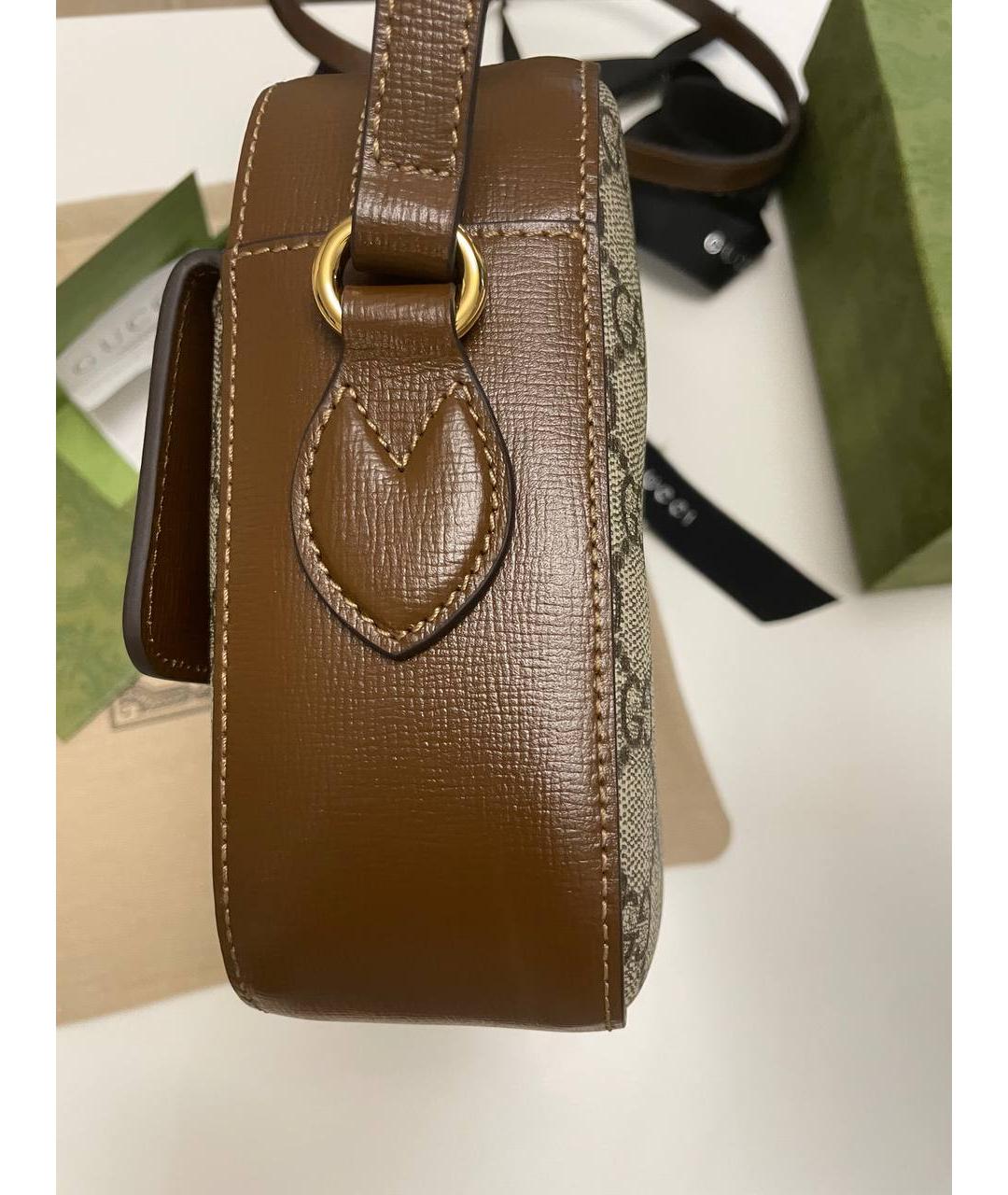 GUCCI Хаки сумка через плечо, фото 6