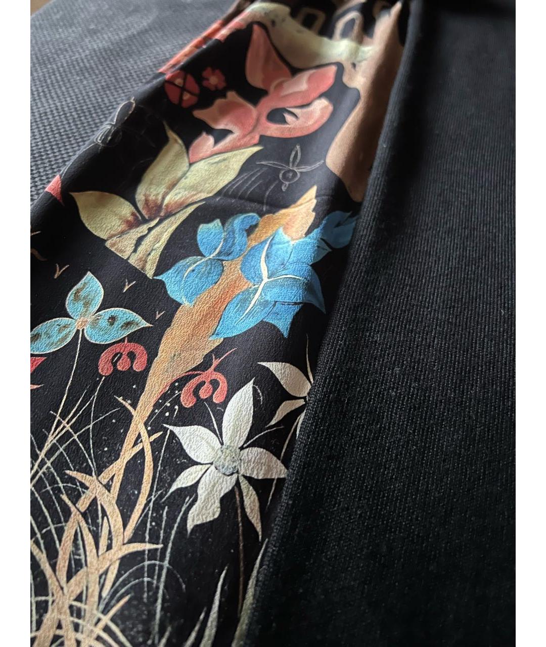 LANVIN Черное шерстяное повседневное платье, фото 3