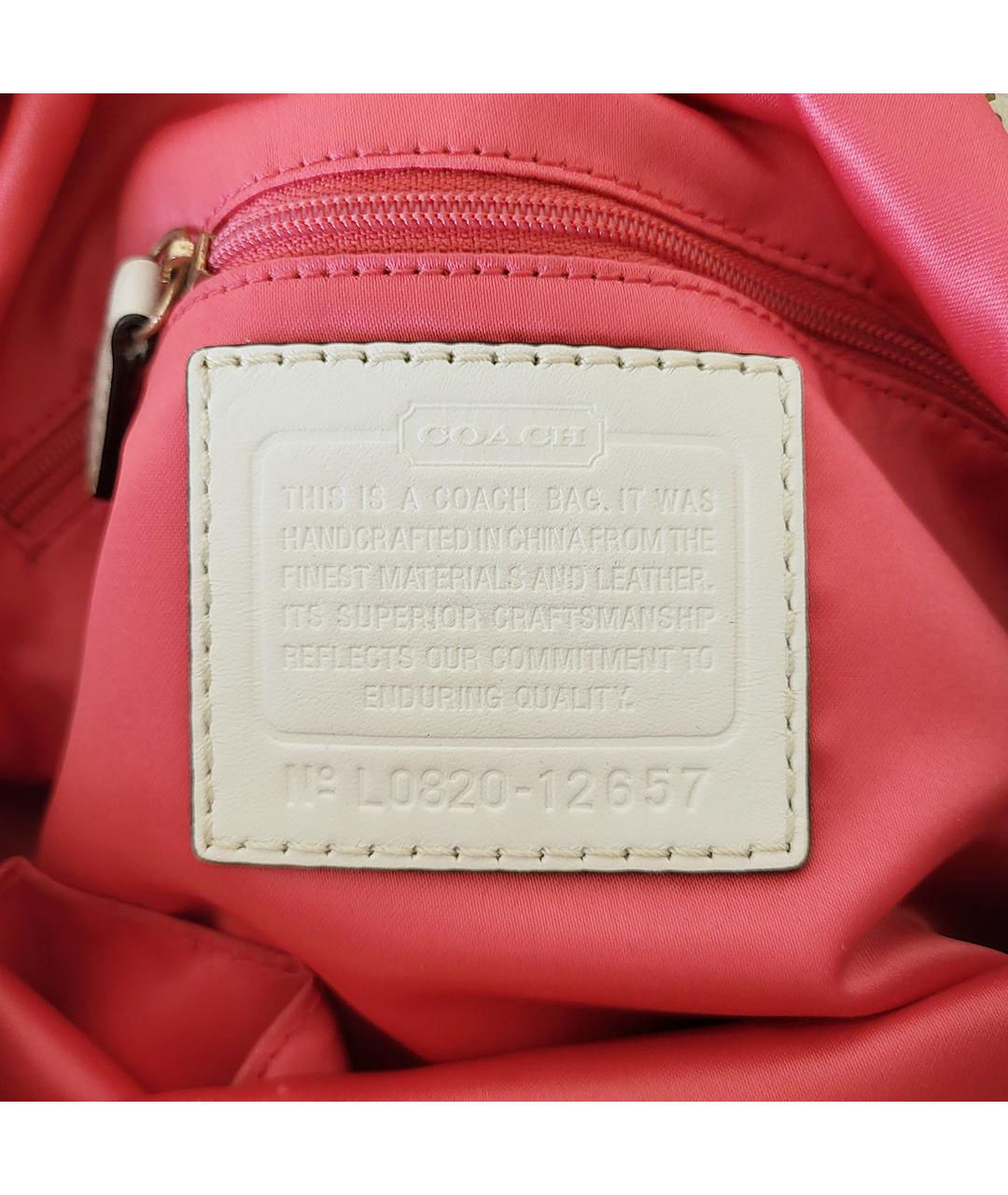 COACH Мульти тканевая сумка с короткими ручками, фото 7