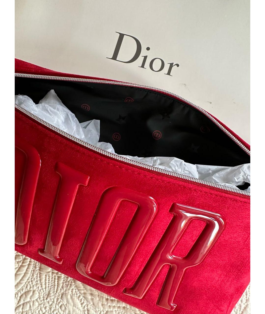 CHRISTIAN DIOR Красная косметичка, фото 5