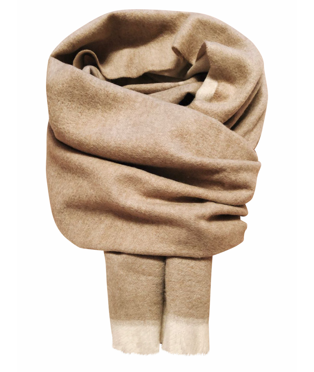 BILLIONAIRE Бежевый кашемировый шарф, фото 1