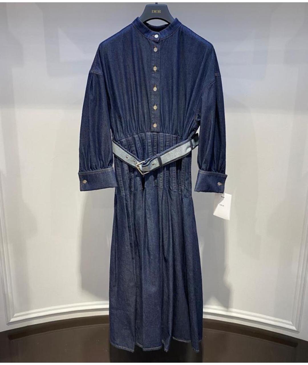 CHRISTIAN DIOR Темно-синее повседневное платье, фото 2