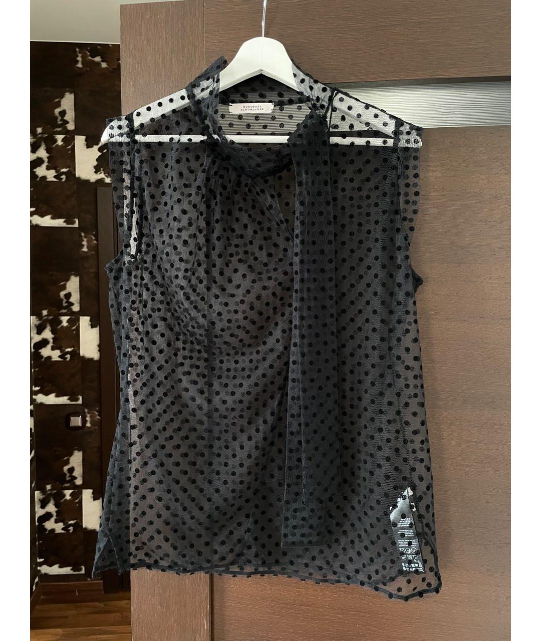 DOROTHEE SCHUMACHER Черная полиэстеровая блузы, фото 3