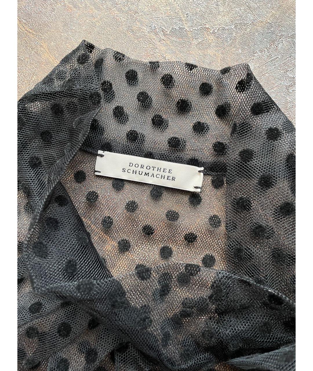 DOROTHEE SCHUMACHER Черная полиэстеровая блузы, фото 4