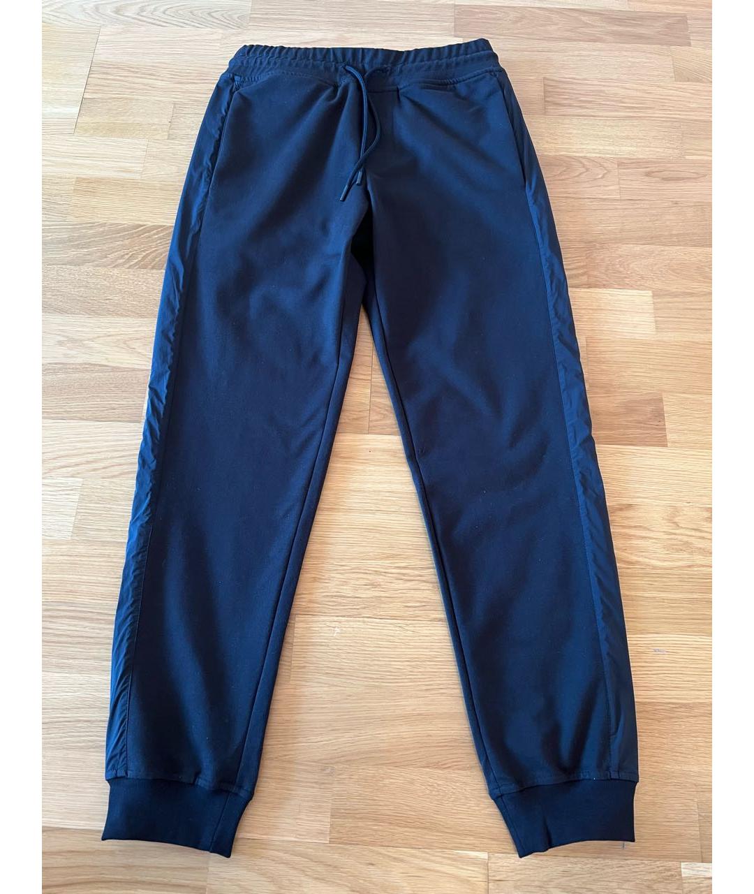PAUL & SHARK Черные хлопко-эластановые повседневные брюки, фото 8