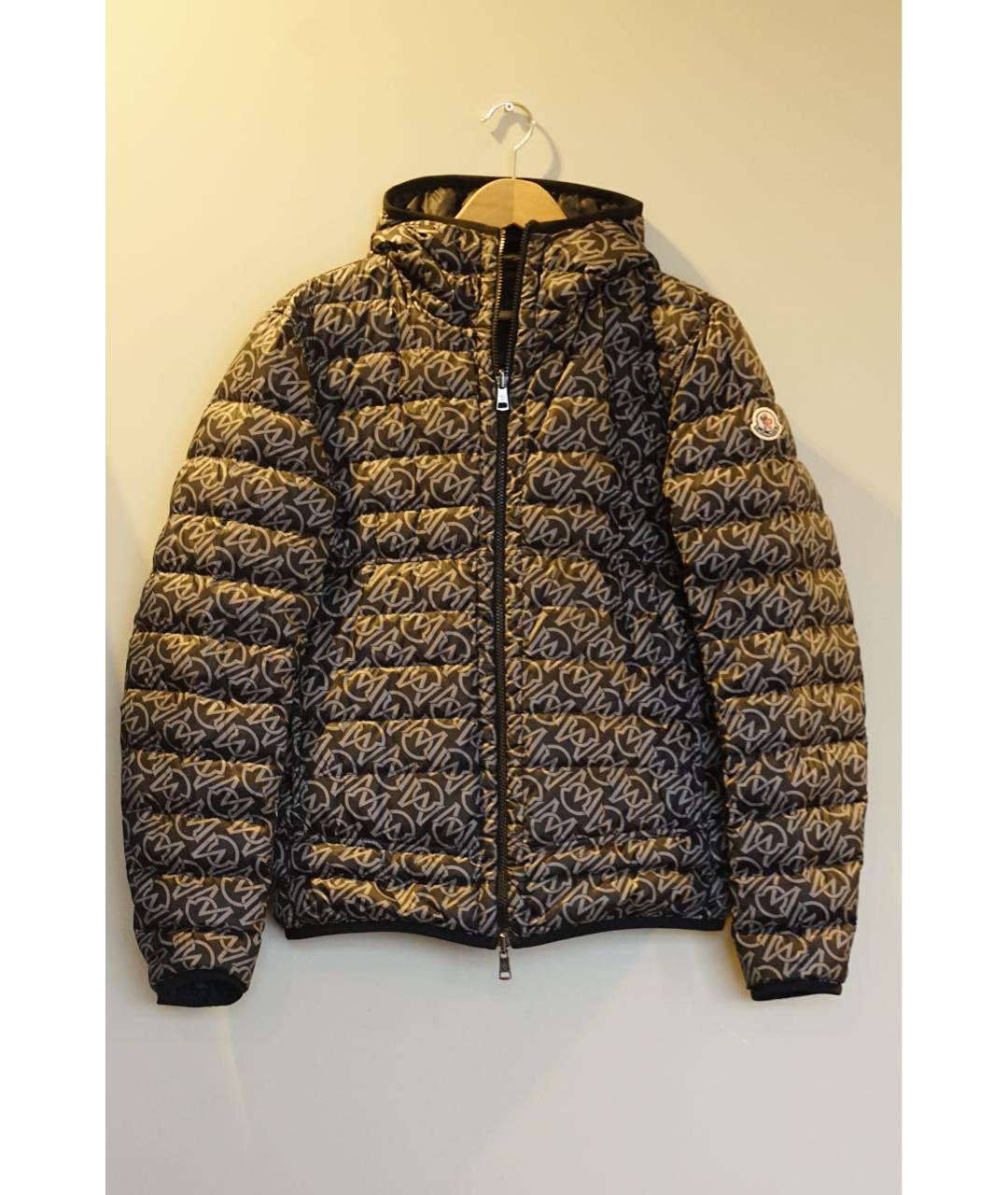 MONCLER Черный пуховик, фото 2