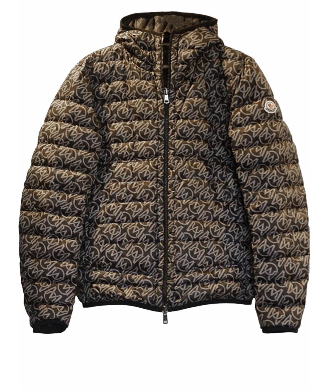 MONCLER Черный пуховик, фото 1