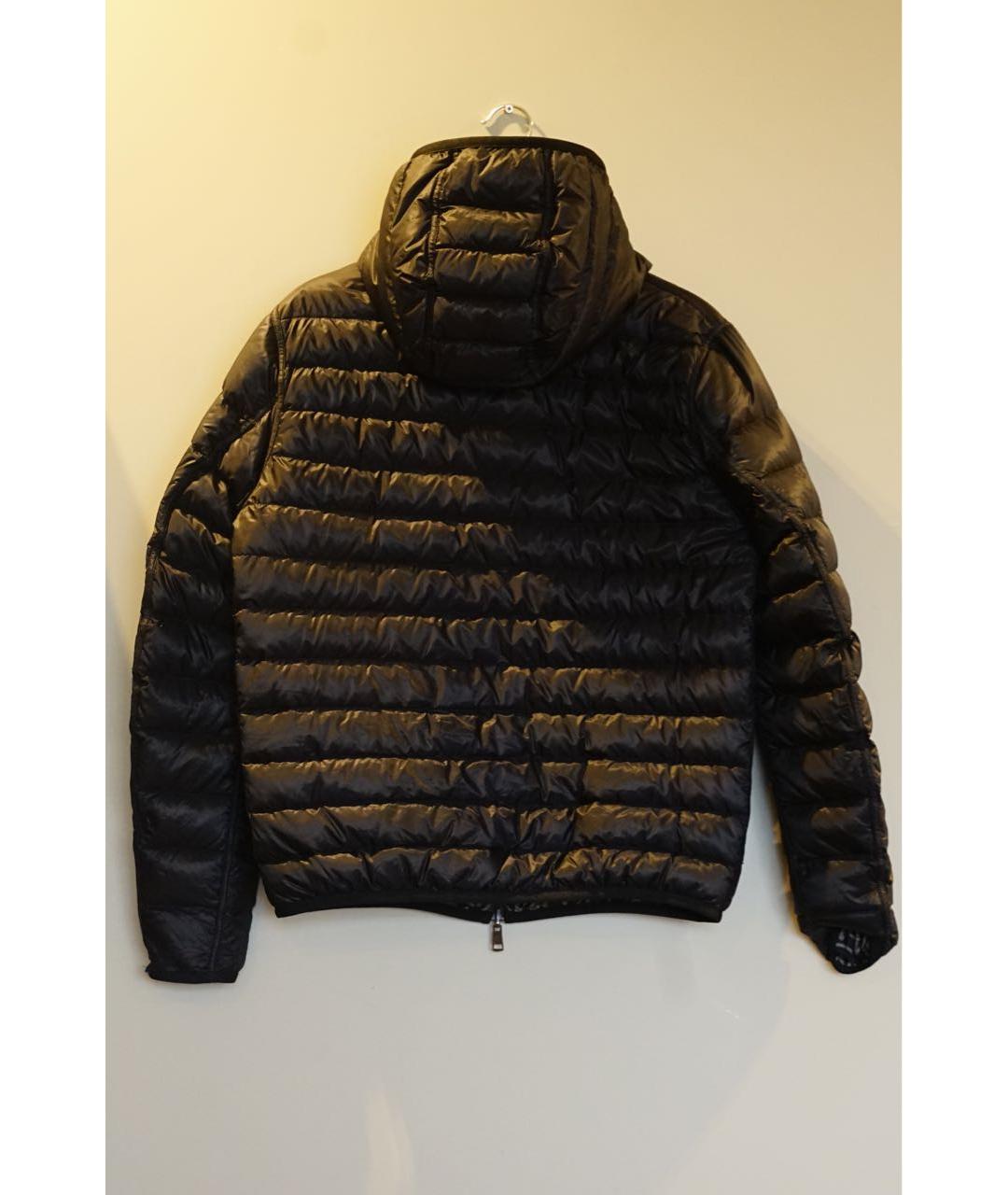 MONCLER Черный пуховик, фото 4