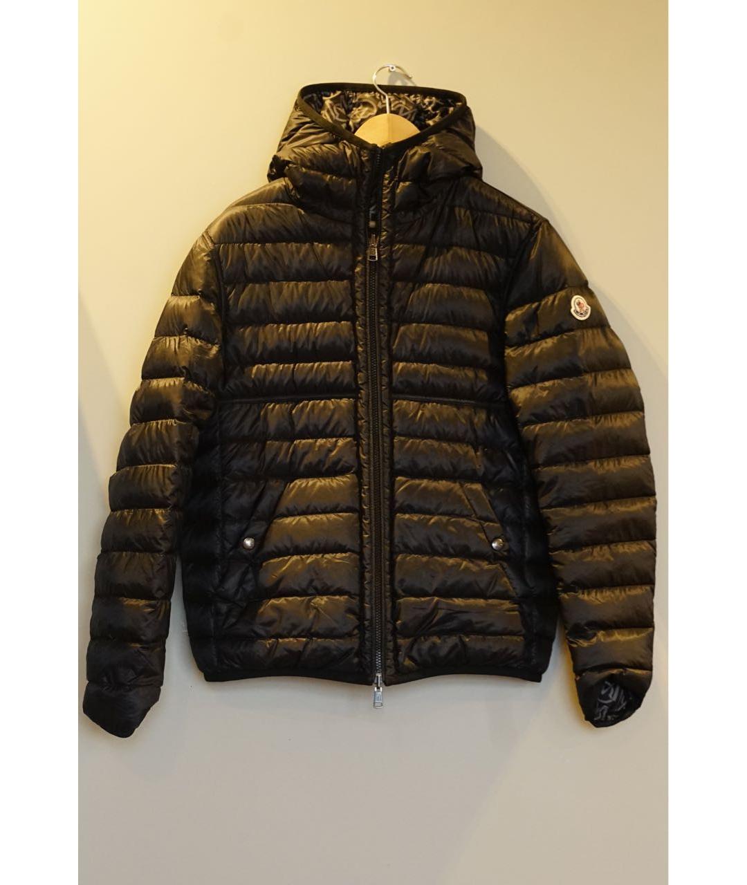 MONCLER Черный пуховик, фото 8