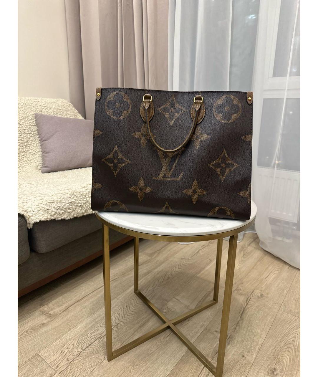 LOUIS VUITTON Бежевая сумка тоут, фото 3