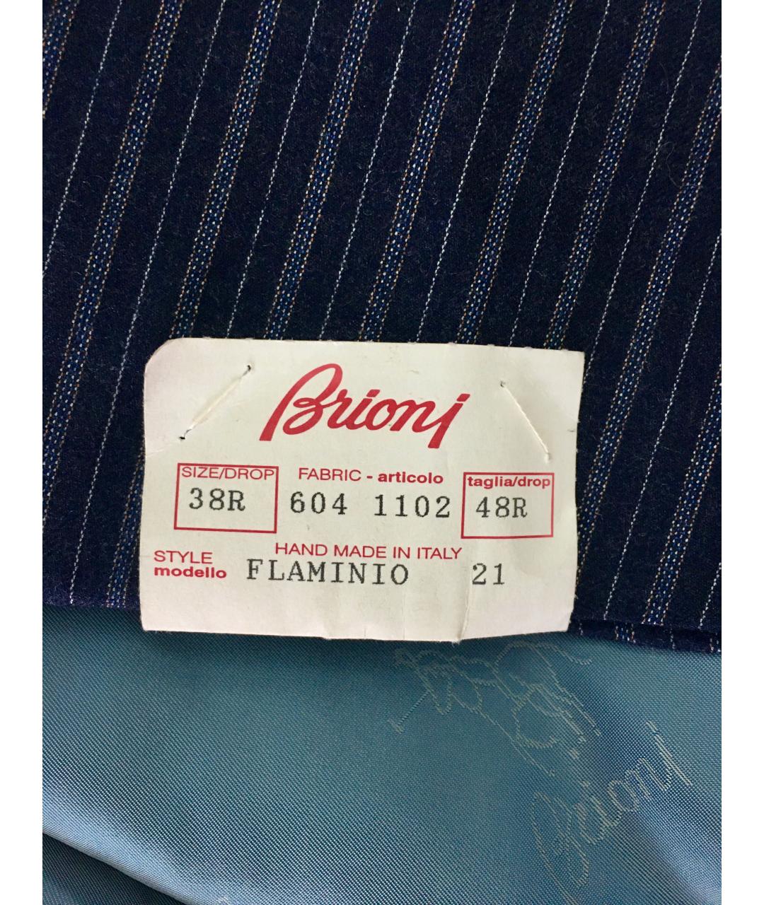 BRIONI Темно-синий классический костюм, фото 5