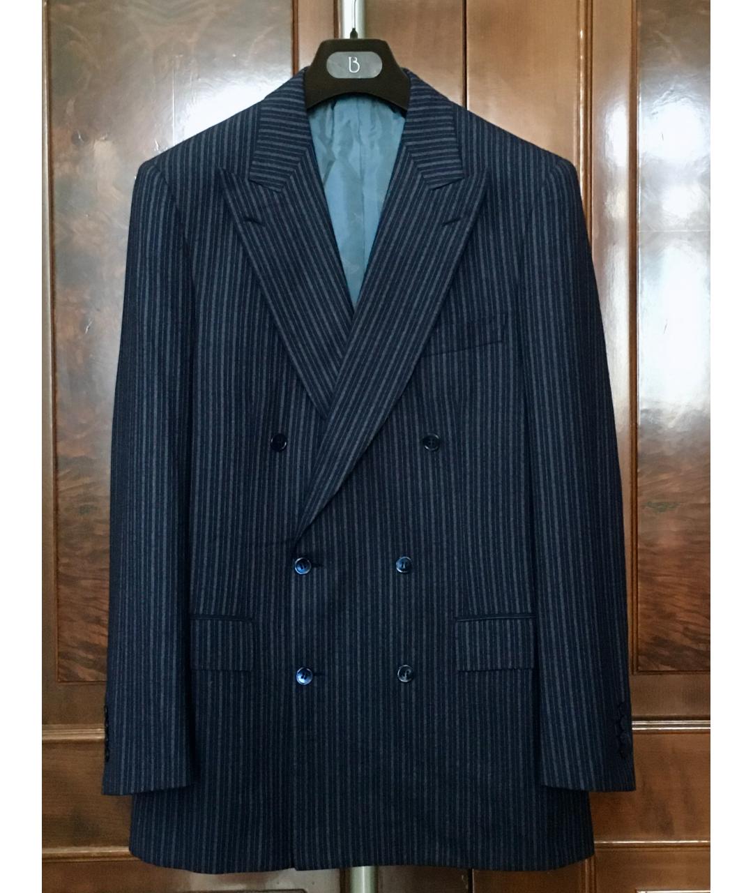 BRIONI Темно-синий классический костюм, фото 10