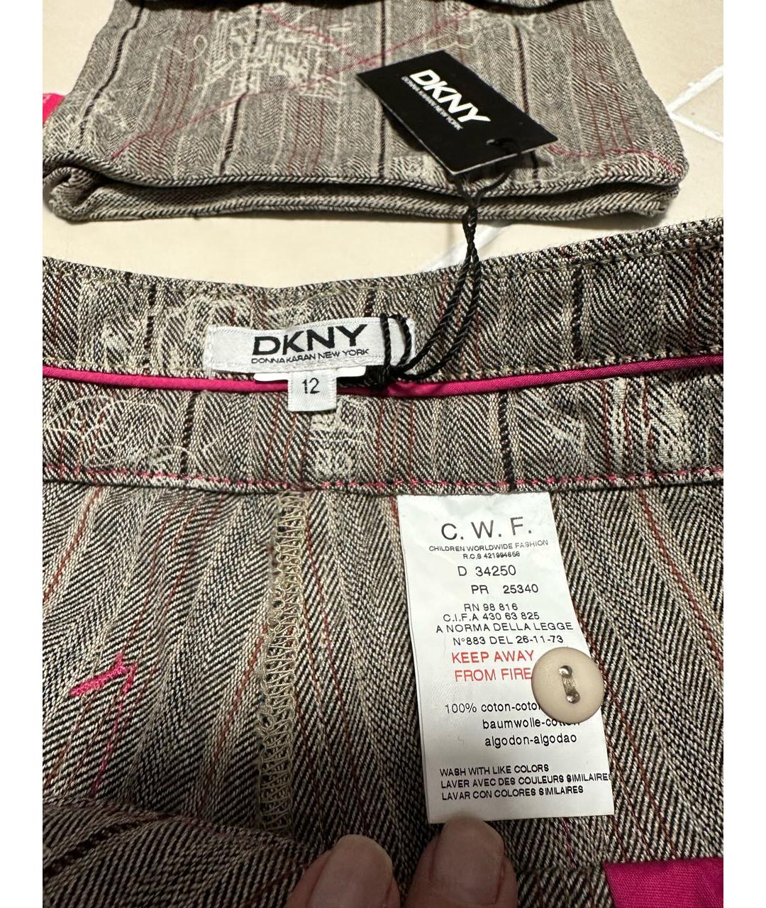 DKNY KIDS Хлопковые брюки и шорты, фото 4