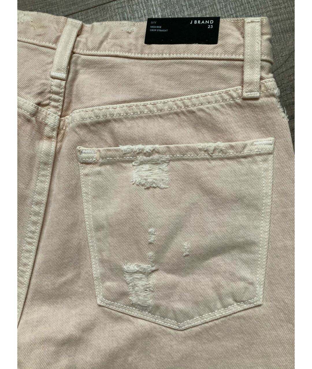 JBRAND Розовые хлопковые прямые джинсы, фото 7