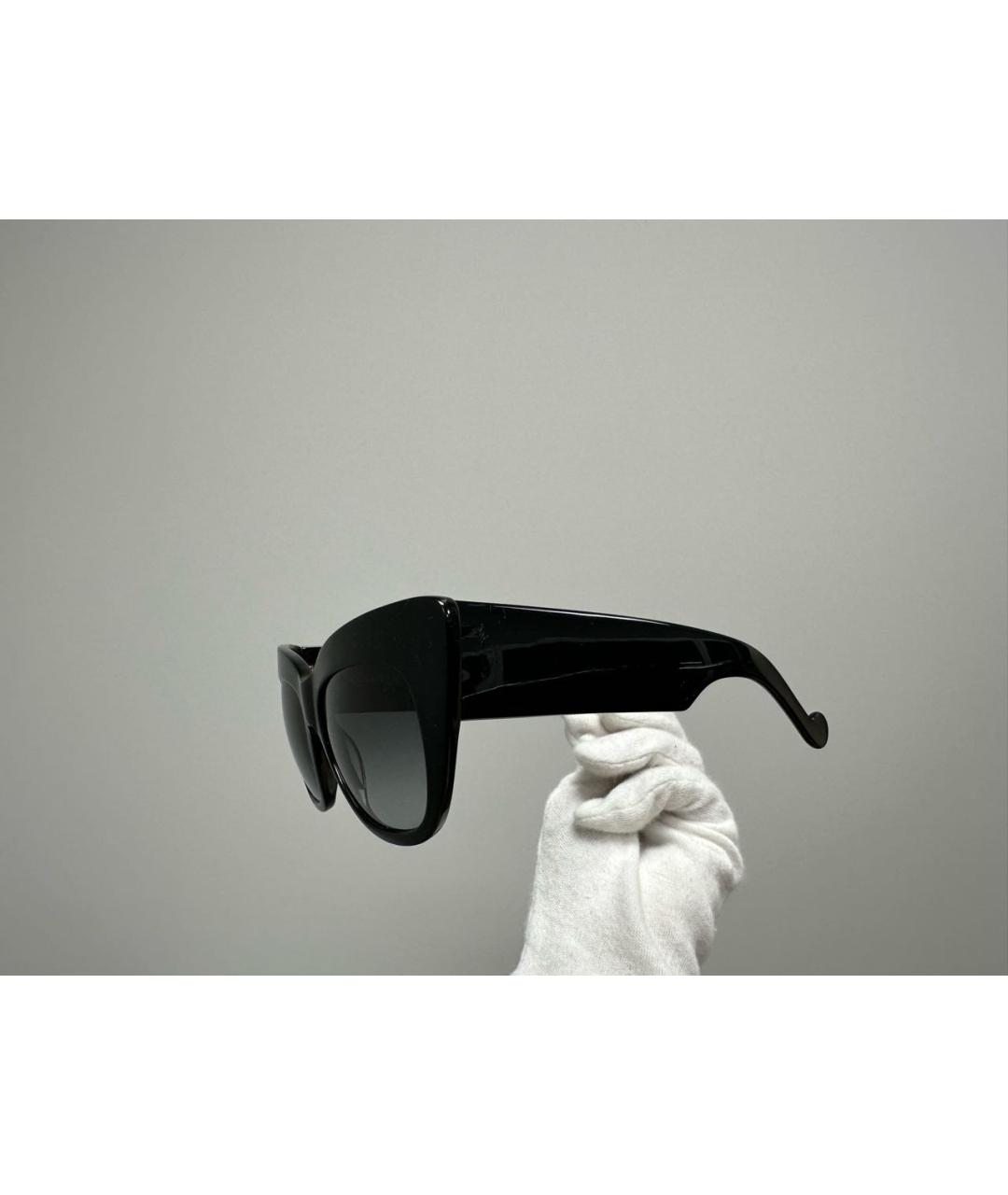 ANNA KARIN KARLSSON Черные пластиковые солнцезащитные очки, фото 6