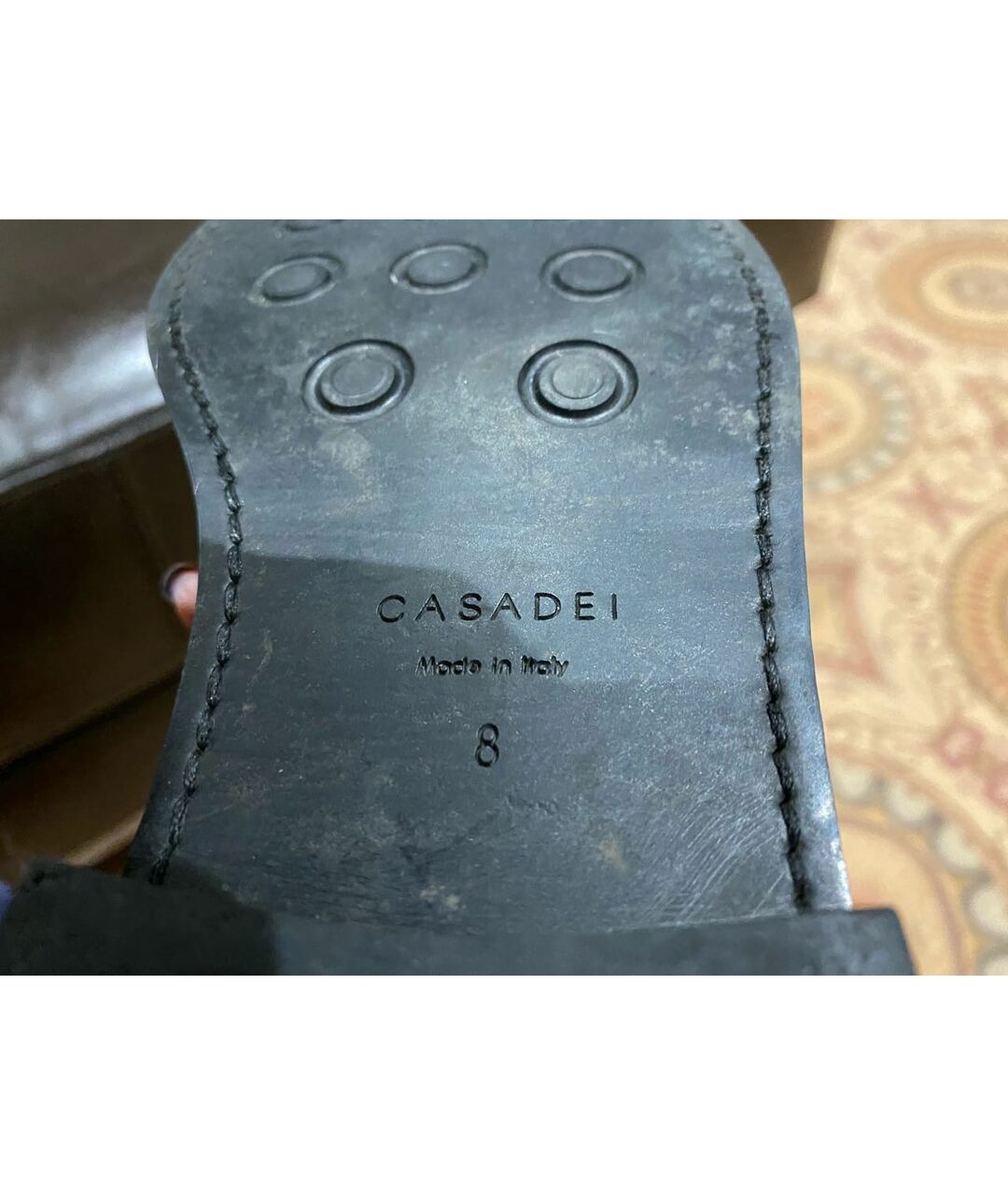CASADEI Черные кожаные сапоги, фото 6