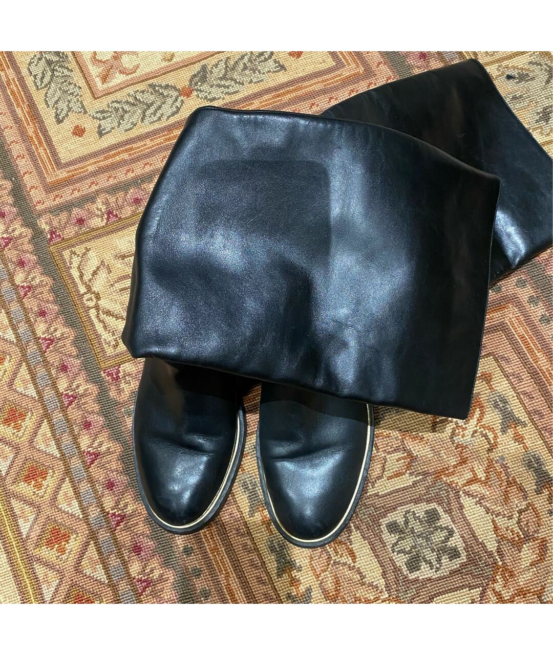 CASADEI Черные кожаные сапоги, фото 3