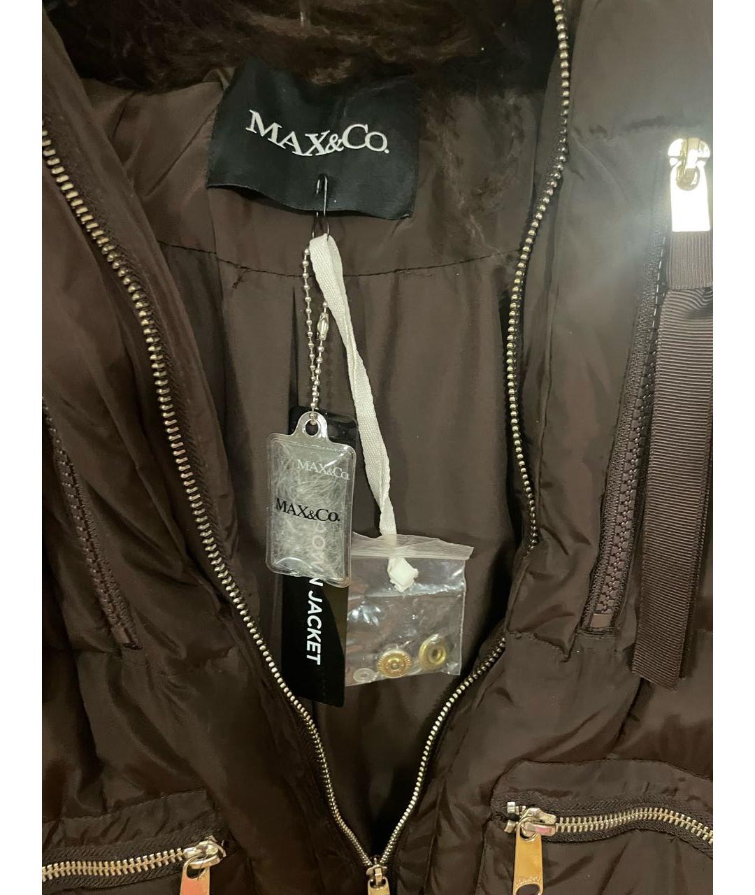 MAX&CO Бордовый пуховик, фото 6
